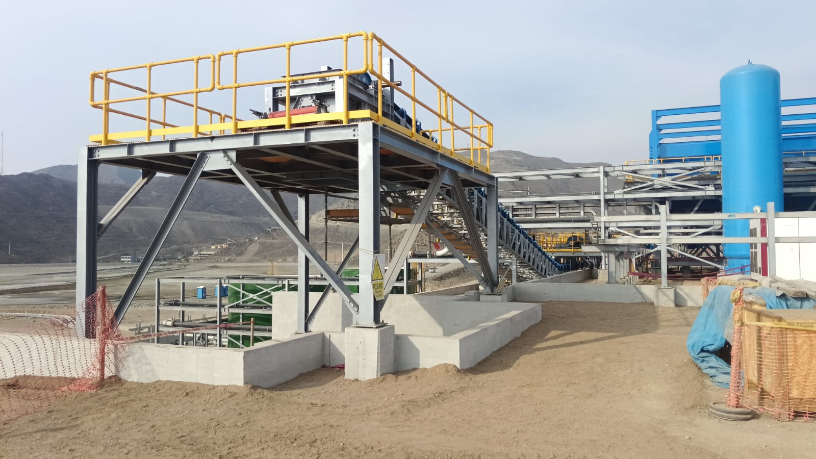 Planta de filtrado de relaves